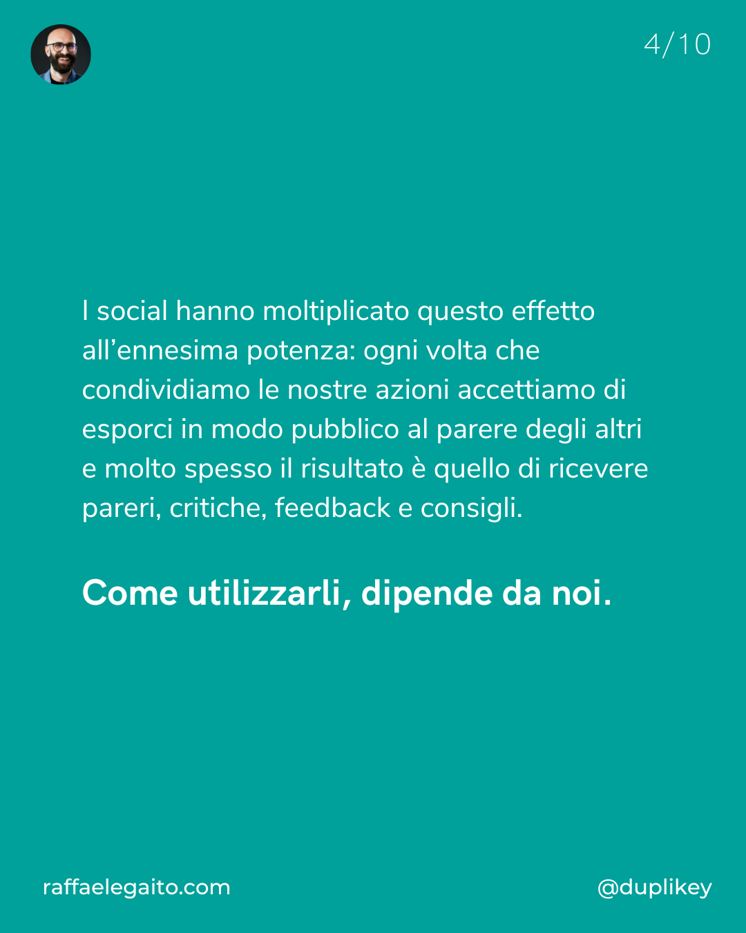 Cosa farsene dei consigli  Raffaele Gaito - Raffaele Gaito